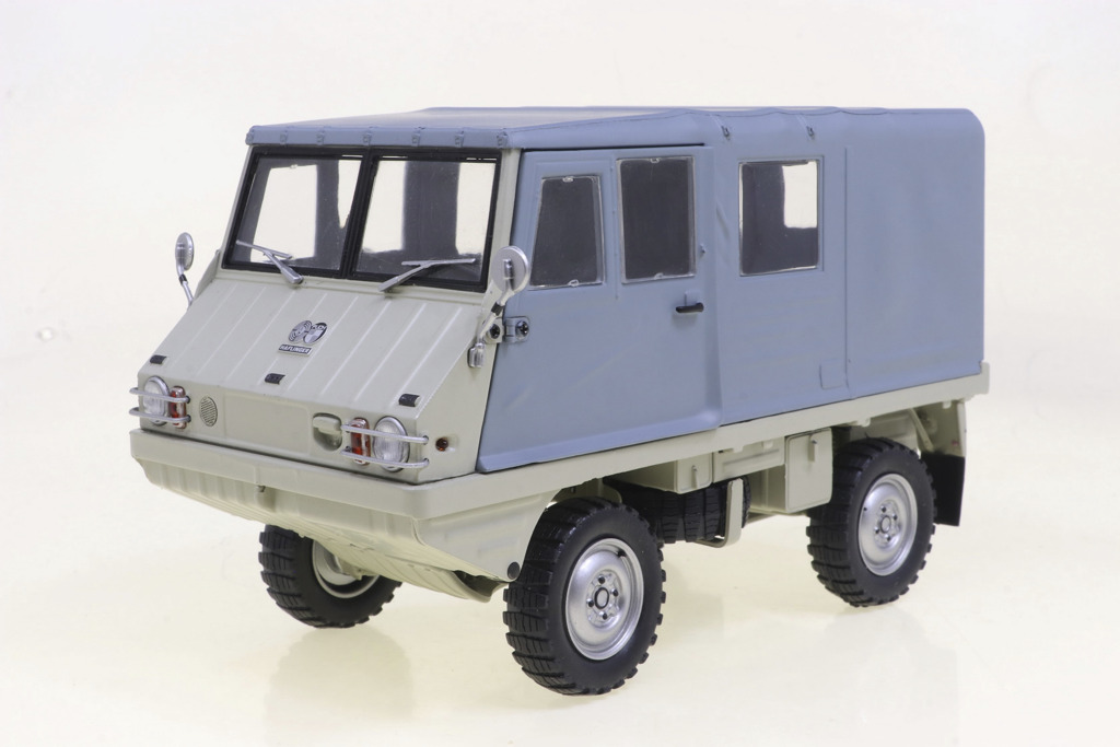Steyr-Puch Haflinger mit groem Dach Zivil Version grau-1