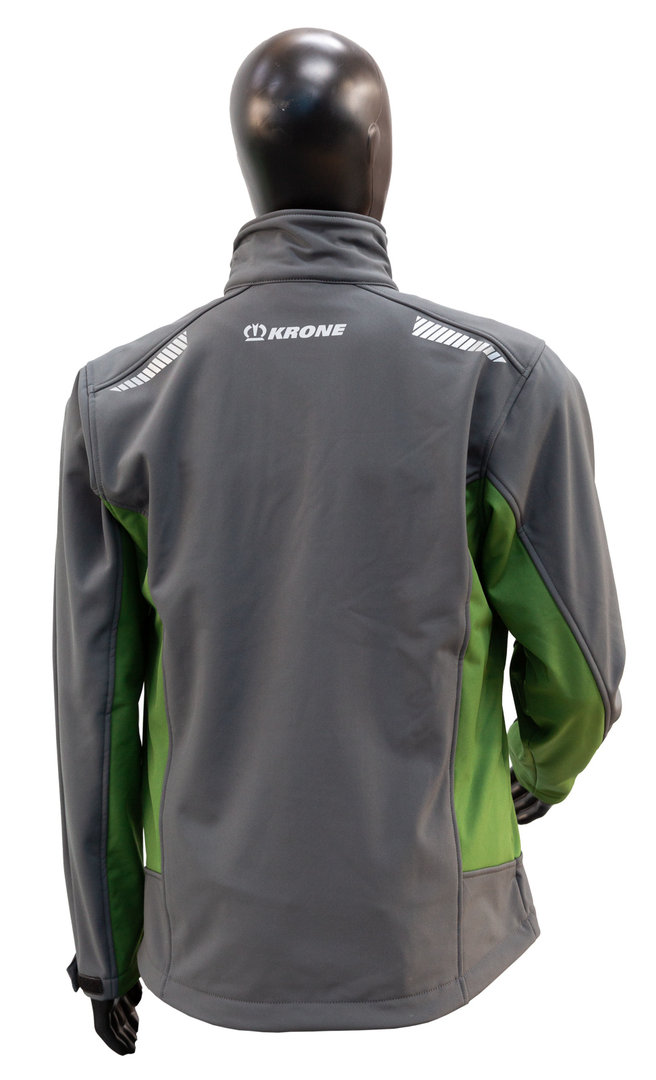 Krone Softshelljacke grau-grün Herren