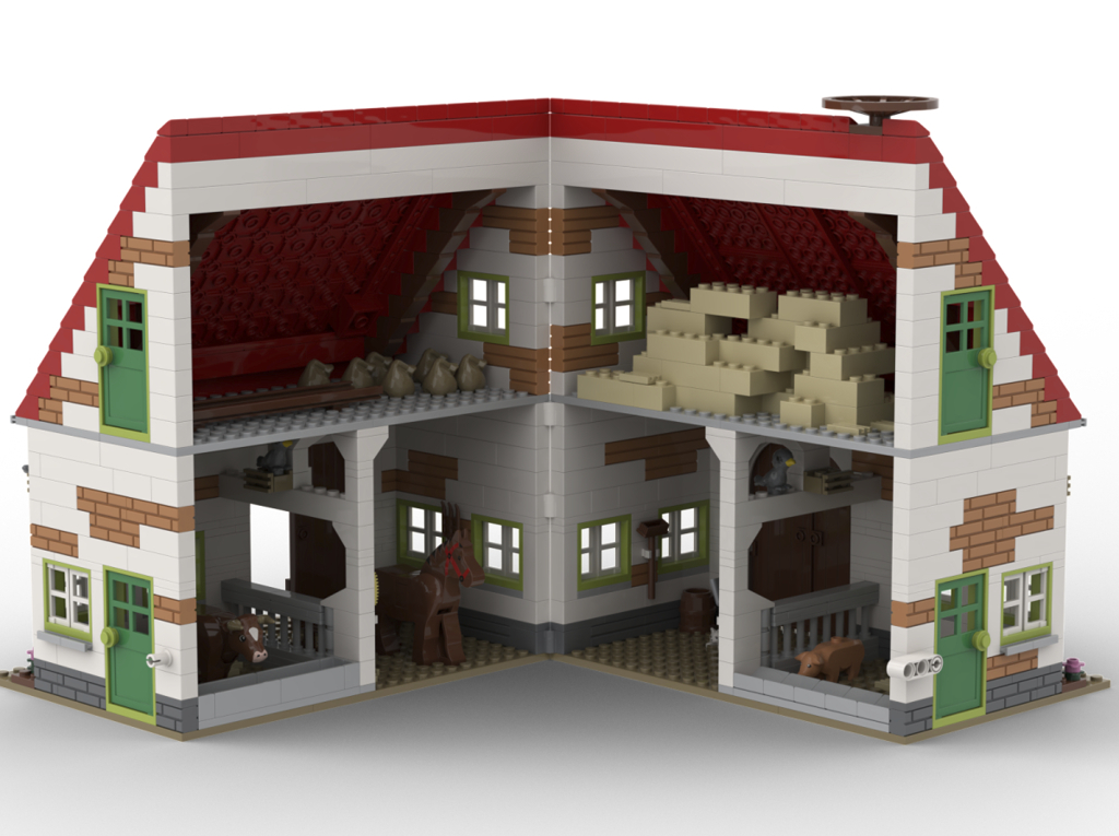 Kiddicraft Bauernhof Stall und Figuren