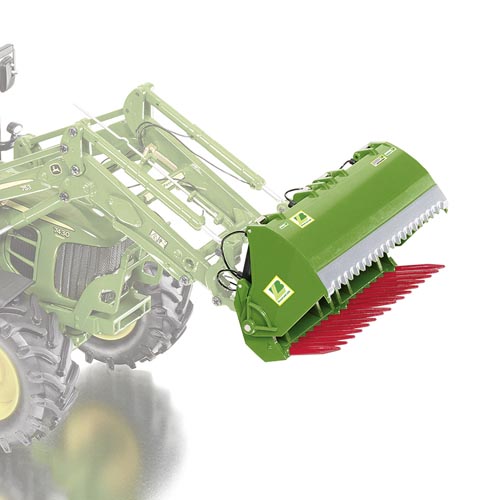 Frontladewerkzeuge Set B - John Deere grün Modell von WIKING 1:32