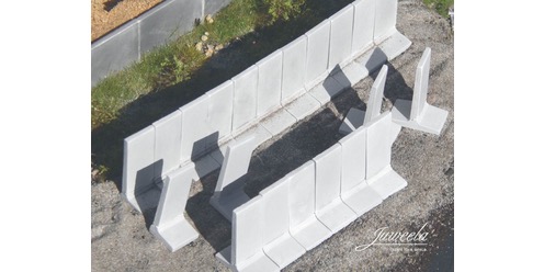 Betonstützen L+T Winkel Modell von Juweela 1:87