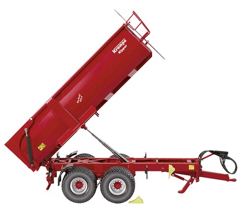 Krampe Big Body 650 S Hinter-Seitenkipper Modell von WIKING 1:32