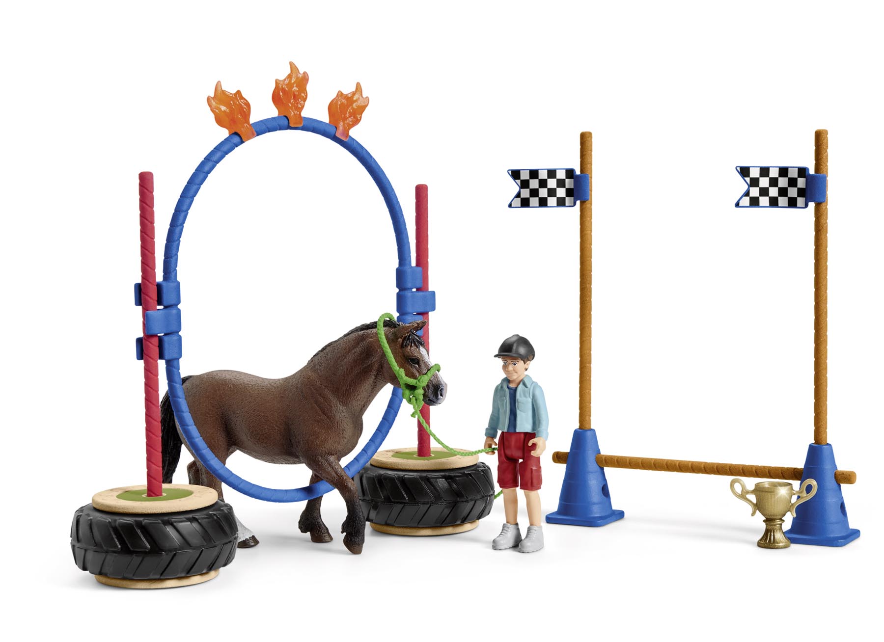Pony Agility Rennen Modell von Schleich