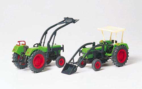 Deutz D 6206 mit BAAS-Lader (Bausatz) Modell von Preiser 1:87