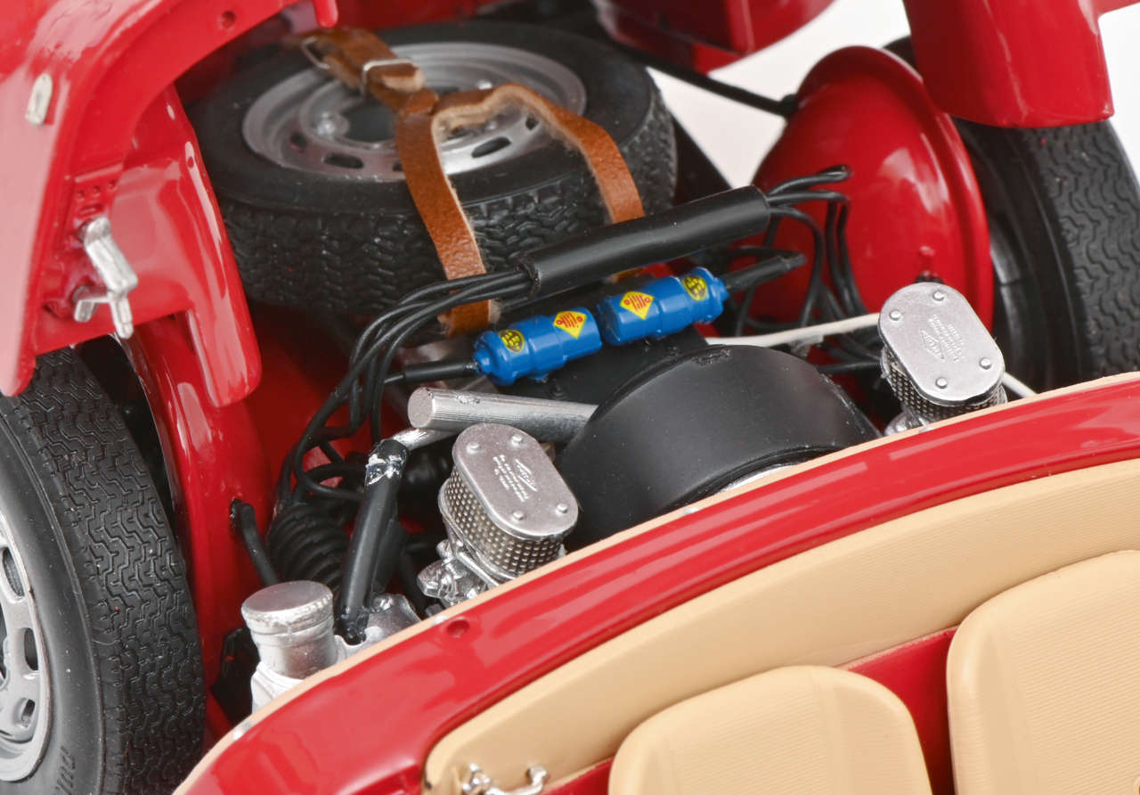 Porsche 550A Spyder rot Modell von Schuco 1:18