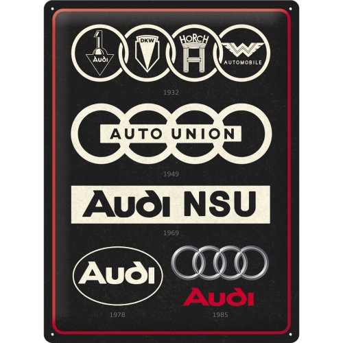 Blechschild Audi-1