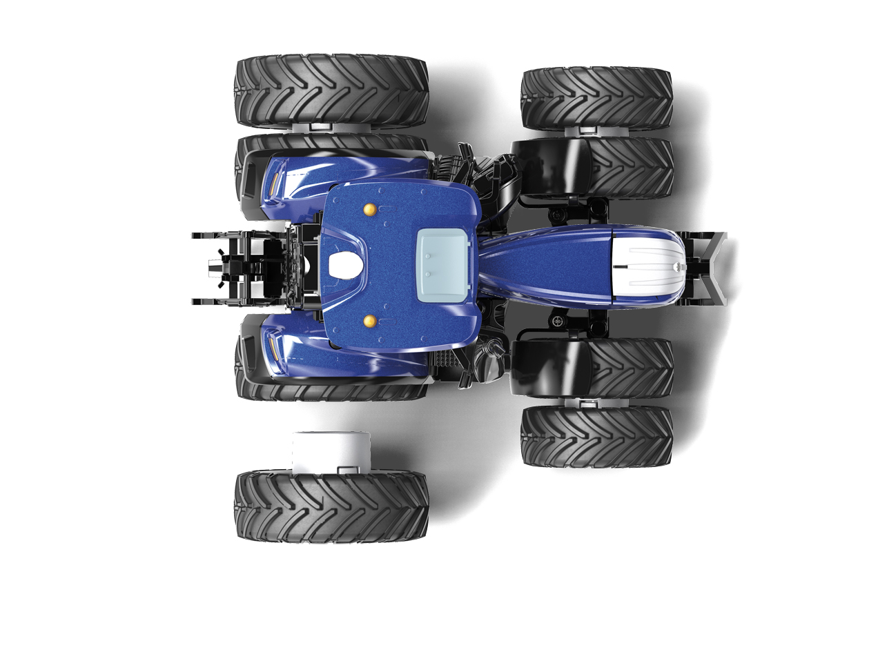 New Holland T7.315 mit Doppelreifen und Bluetooth App-Steuerung Modell von Siku 1:32