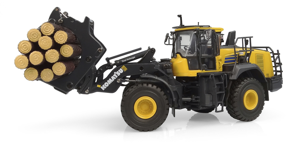 Komatsu WA475-10 Radlader mit Holzgreifer-1