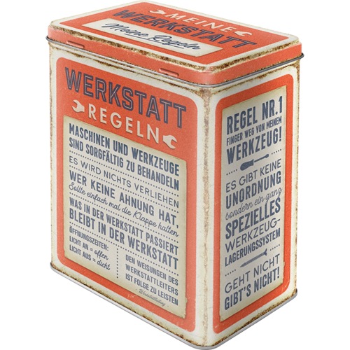 Vorratsdose Werkstattregeln L