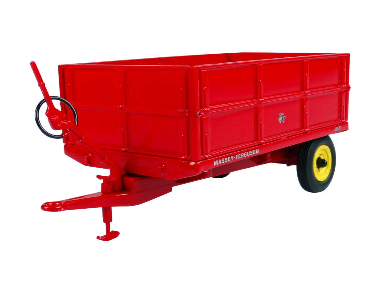 Massey Ferguson MF 21 - 3,5 Tonnen Hydraulik-Kippanhänger mit Aufsteckbordwänden Modell von Universal Hobbies 1:32