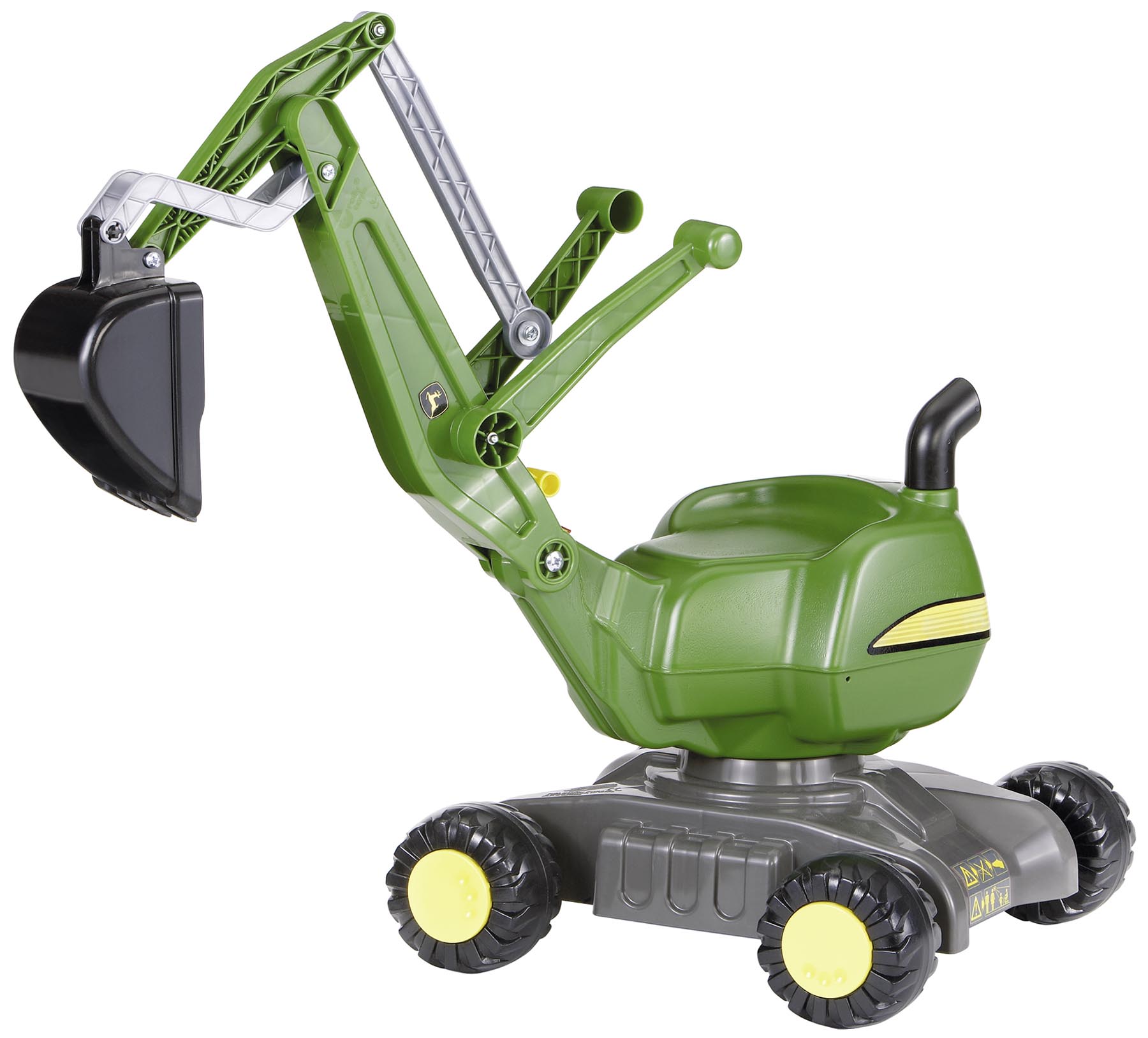 John Deere Bagger mit Rädern von rolly toys