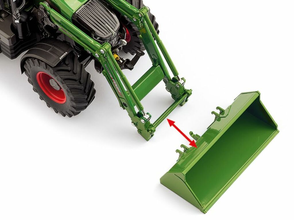 Fendt 724 Vario Gen.7 mit Frontlader Modell von WIKING 1:32