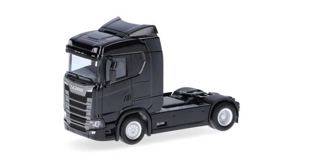 Scania CS 20 ND Zugmaschine, schwarz Modell von herpa 1:87