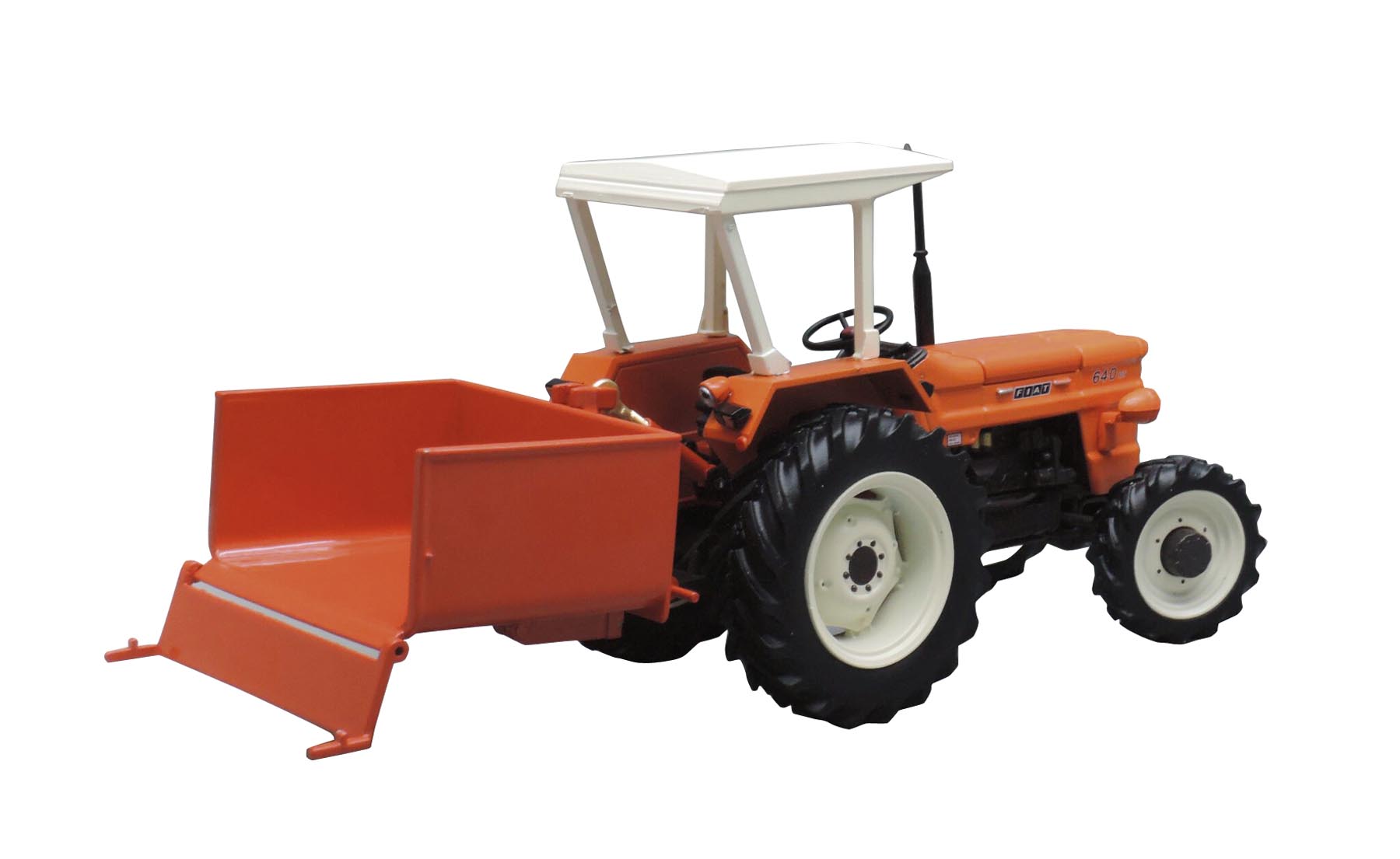 Anbau-Kippmulde orange Modell von Replicagri 1:32