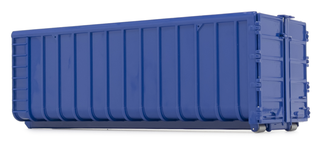 Abrollcontainer 40m3 blau-1