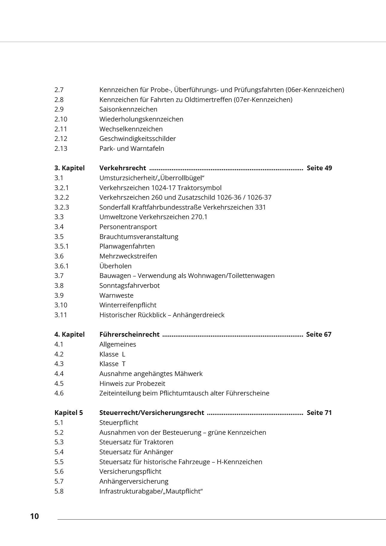 Alles was Recht ist - mit dem Trecker im Strassenverkehr
