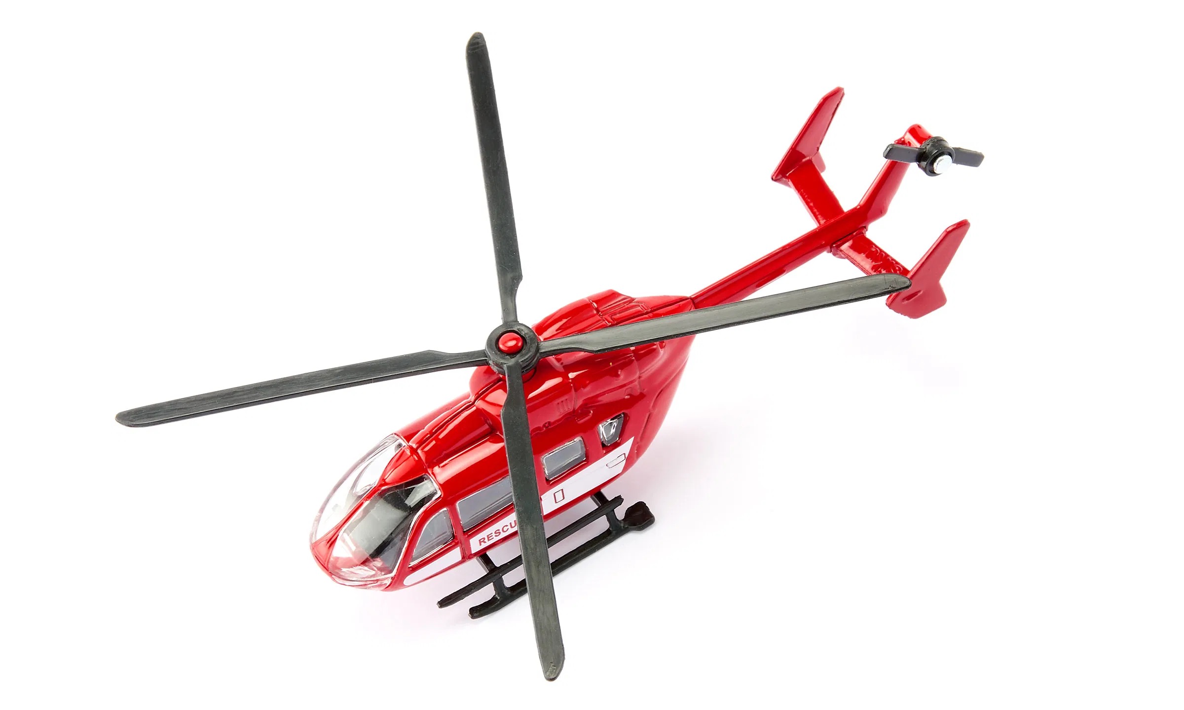 Mercedes-Benz Rettungswagen und Helikopter Modell von Siku 