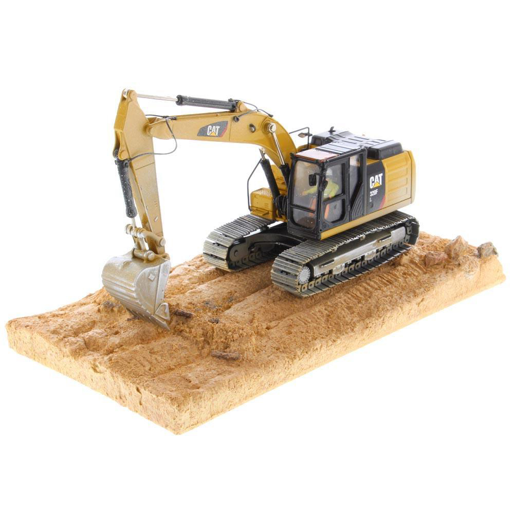 Cat 320F Bagger verschmutzt  Modell von DieCast Masters 1:50