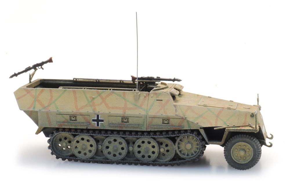 Sdkfz 251/1 Ausf D (S)MG Tarnung Modell von Artitec 1:87