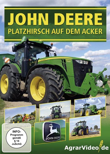 John Deere - Platzhirsch auf dem Acker