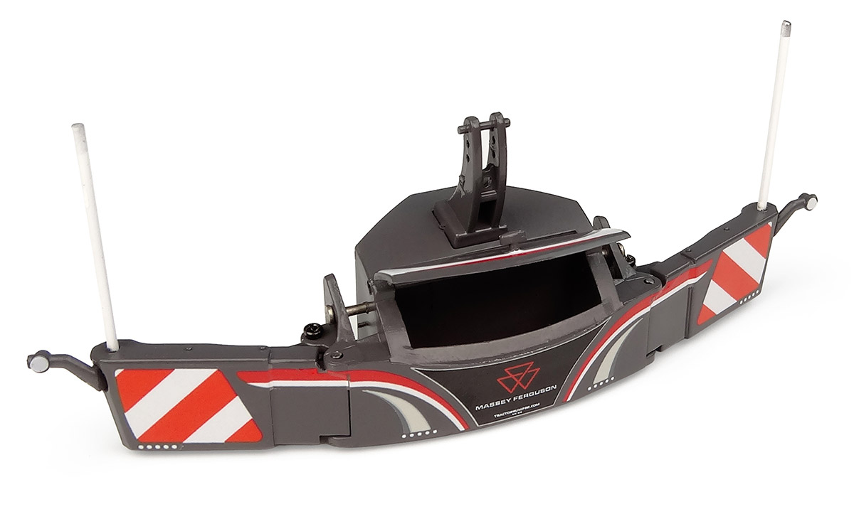 Tractorbumper Sicherheitsfrontgewicht 800kg Massey Ferguson Version Modell von Universal Hobbies 1:32
