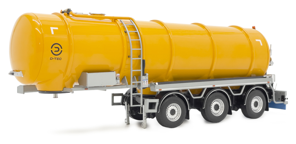 D-Tec Tankauflieger gelb Modell von MarGe Models 1:32