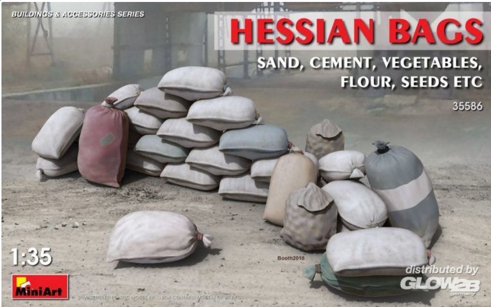 Leinensäcke als Bausatz Modell von MiniArt 1:35