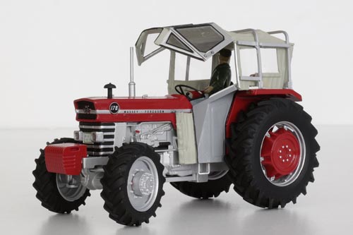 Massey Ferguson MF 178 mit Verdeck und Fahrer Modell von MO-Miniatur 1:32