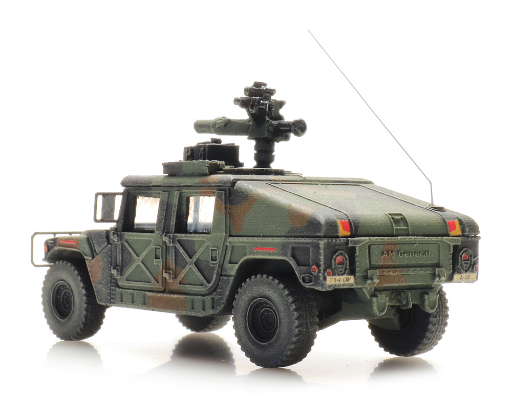 US Humvee Camo Armored TOW Modell von Artitec 1:87