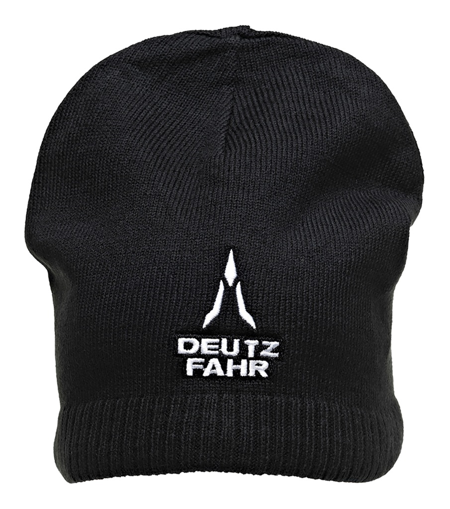 Deutz-Fahr Wintermütze Schwarz-Grün-1