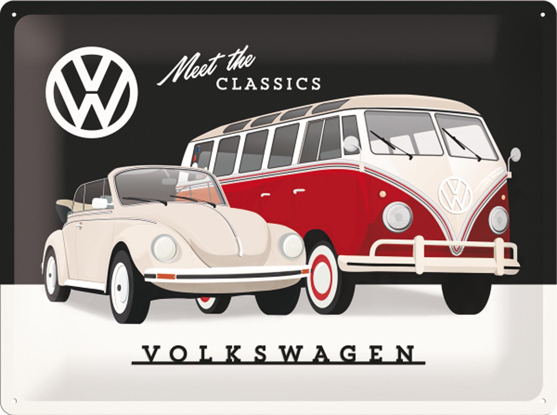 Blechschild Volkswagen - Classics