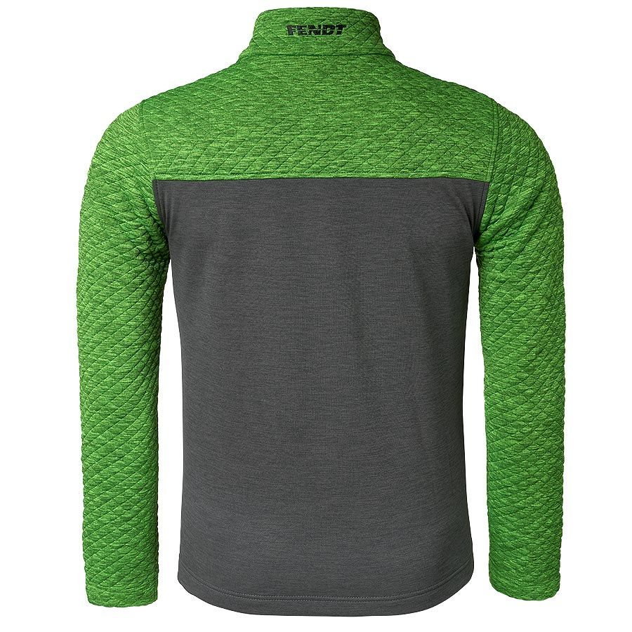 Fendt Fleecejacke Herren grün/grau
