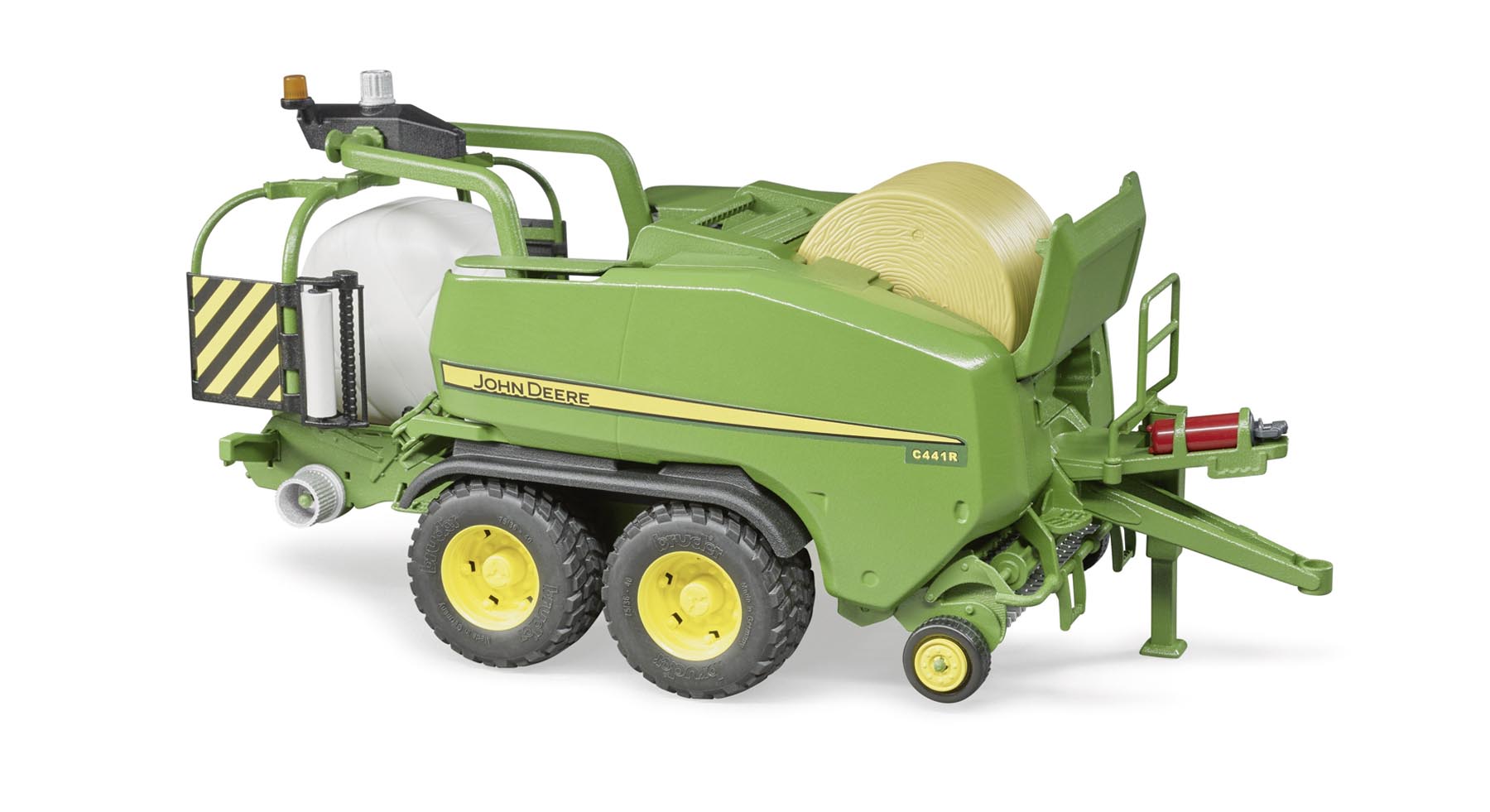John Deere Rundballen-Presswickelkombination C441R Modell von Bruder 1:16