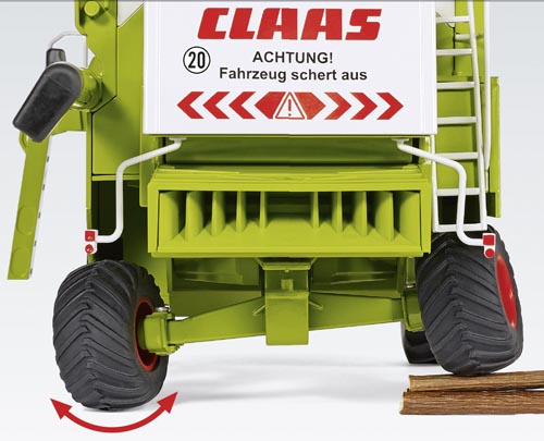 Claas Commandor 116 CS Mähdrescher Modell von WIKING 1:32