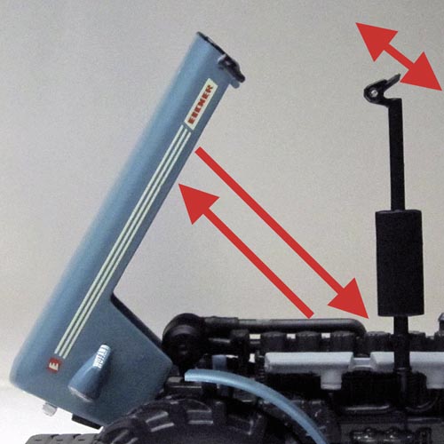 Eicher Wotan II (3014) mit Verdeck (1968 - 1976) Modell von Weise-Toys 1:32