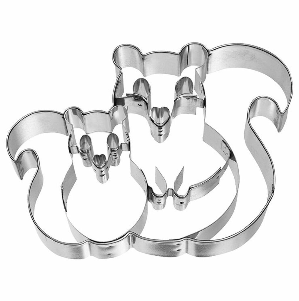 Ausstechform Eichhörnchenpaar 12,5cm-1