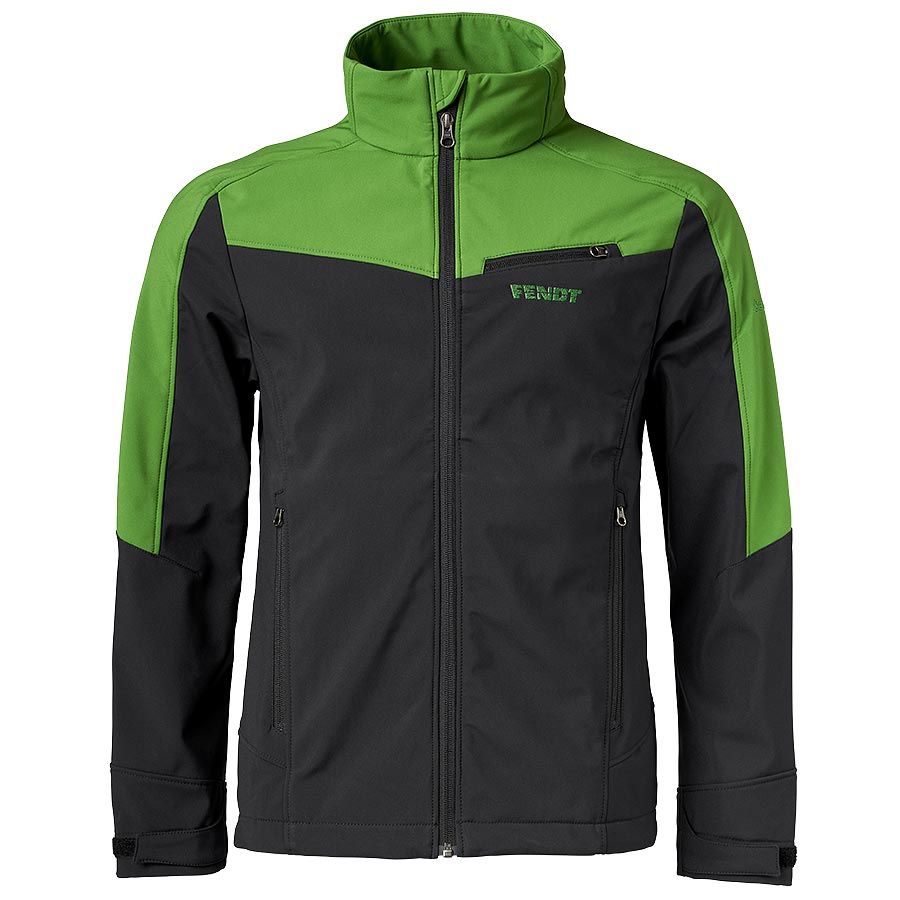 Fendt Softshelljacke Herren grün/schwarz