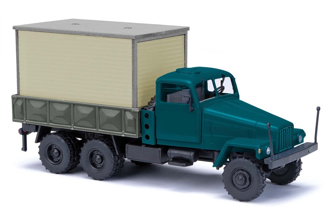 IFA G5 59 Pritsche LPG Werkstattwagen Bj. 1959 grün Modell von Busch 1:87