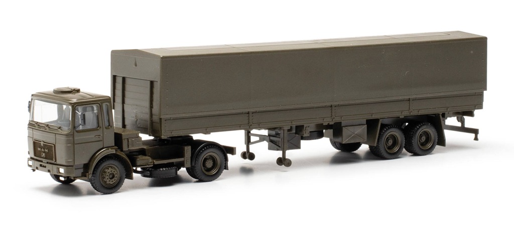 MAN F8 Planen-Sattelzug Bundeswehr-1