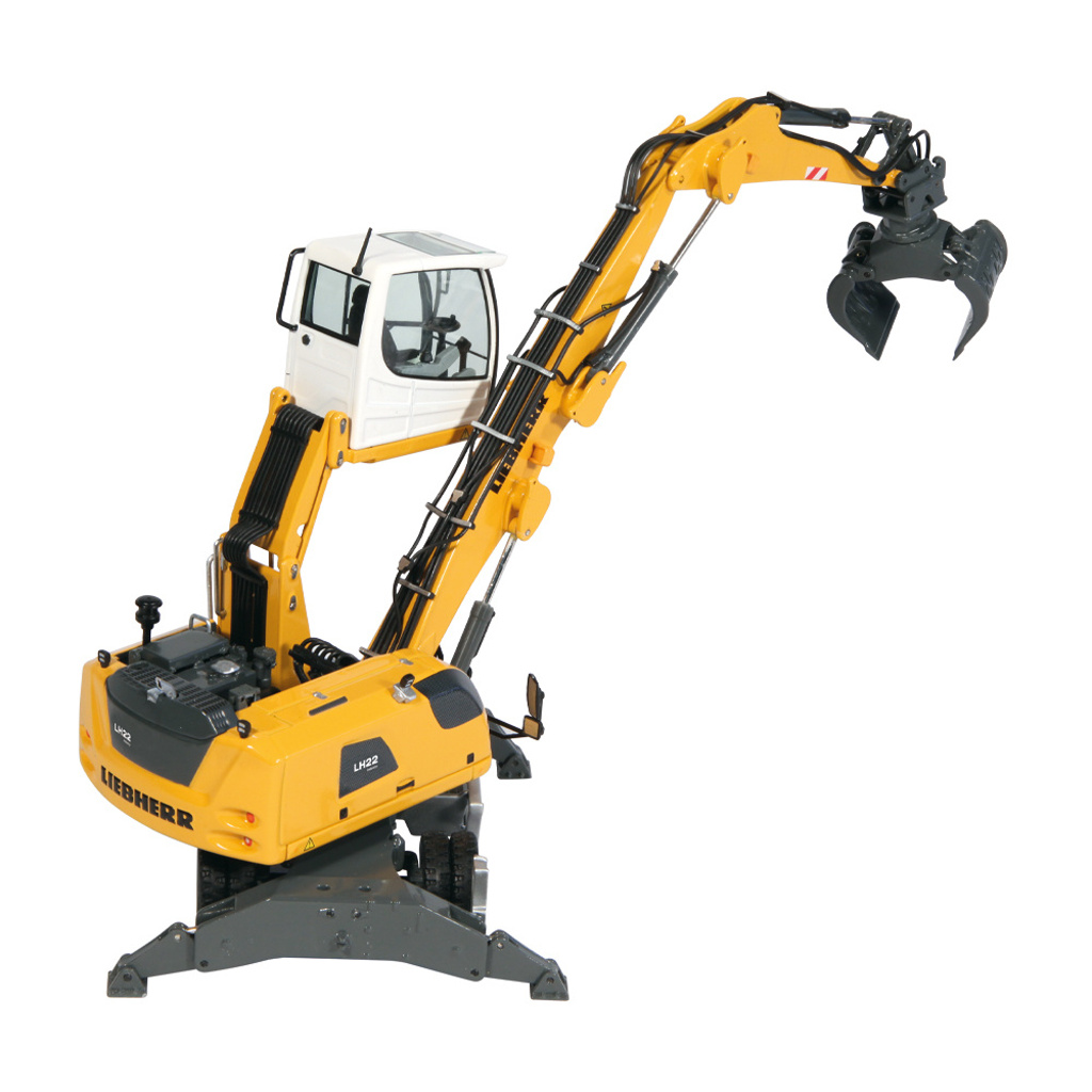 Liebherr LH 22 M Litronic Materialumschlagmaschine neues Design Modell von NZG 1:50