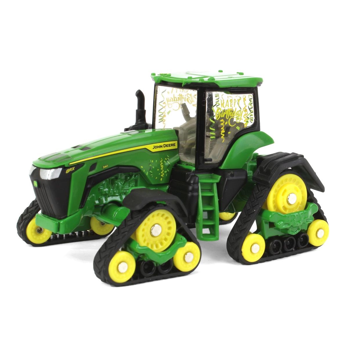 John Deere 8RX 340 Happy Birthday Traktor grün Modell von Ertl 1:64