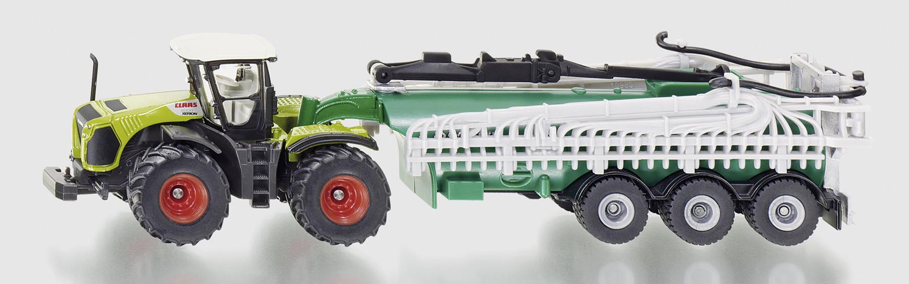 Claas Xerion mit Fasswagen  Modell von Siku 1:87