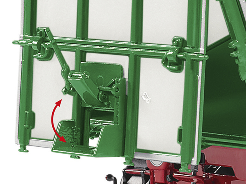 Kröger HKD 302 Zweiachs-Dreiseitenkippanhänger Modell von WIKING 1:32