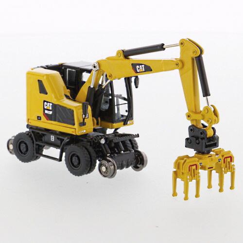 CAT M323F Eisenbahn Zweiwegebagger Modell von DieCast Masters 1:87