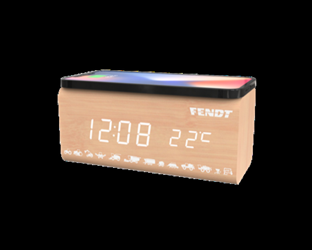 Fendt Desktop-Wecker mit Zusatzfunktionen-1