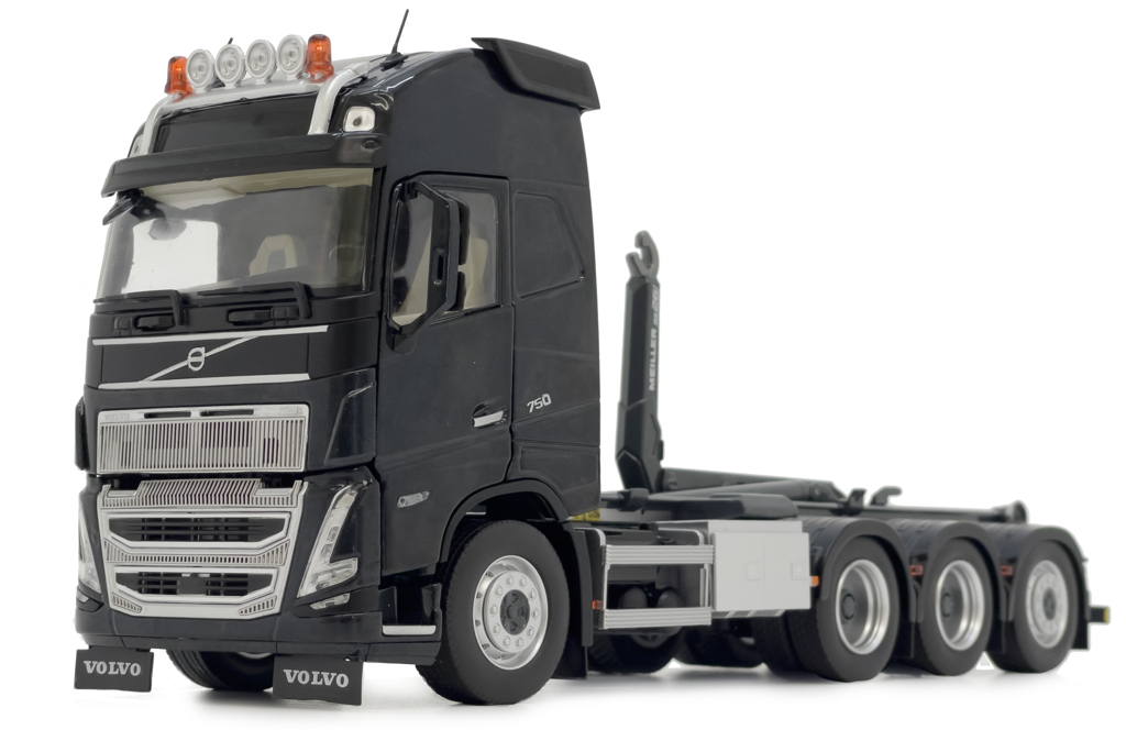 Volvo FH5 Lkw mit Hakenlift anthrazit-1