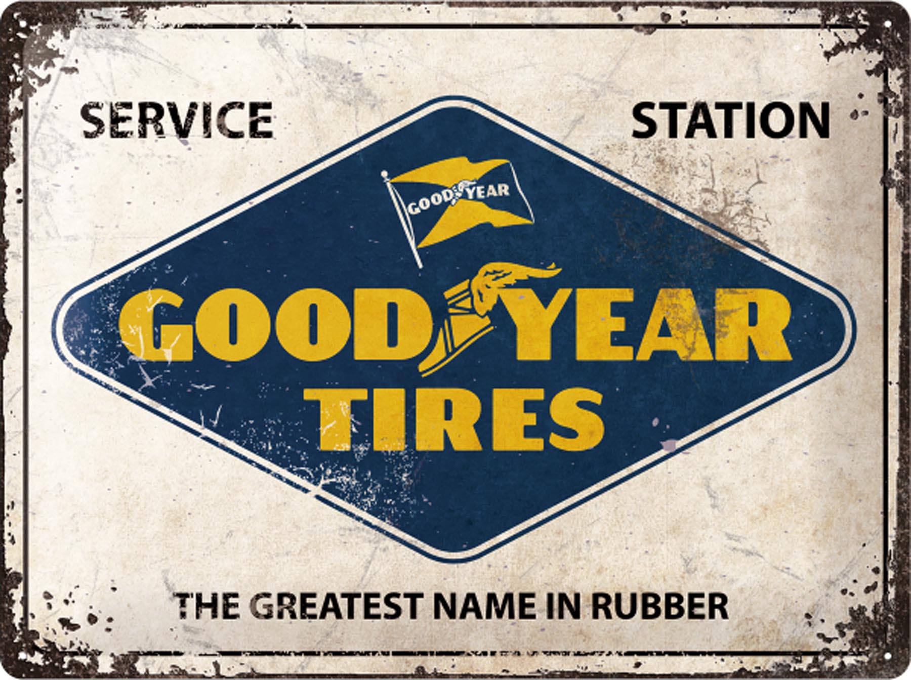 Blechschild Goodyear Tires