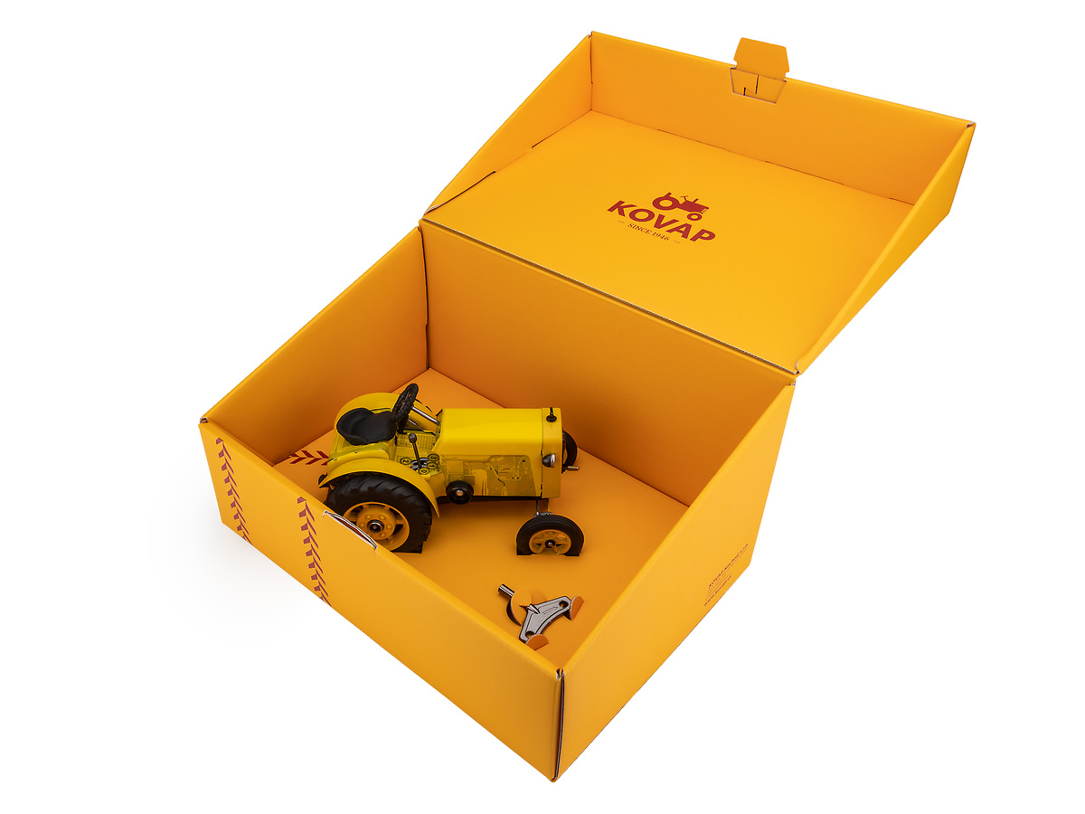 Kovap Traktor 75 Jahre gelb Limited Edition Modell von Kovap 1:25