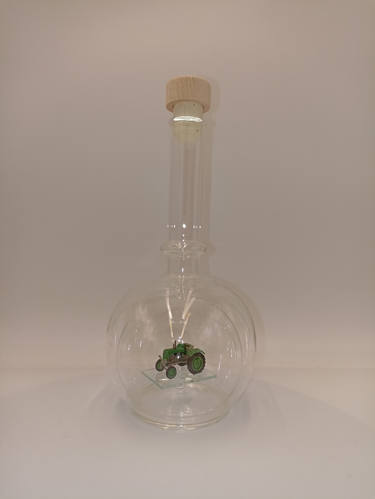 Edelglasflasche Steyr 80-1