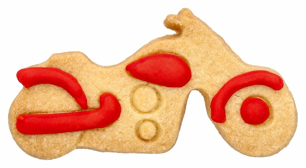 Ausstechform Motorrad 8cm